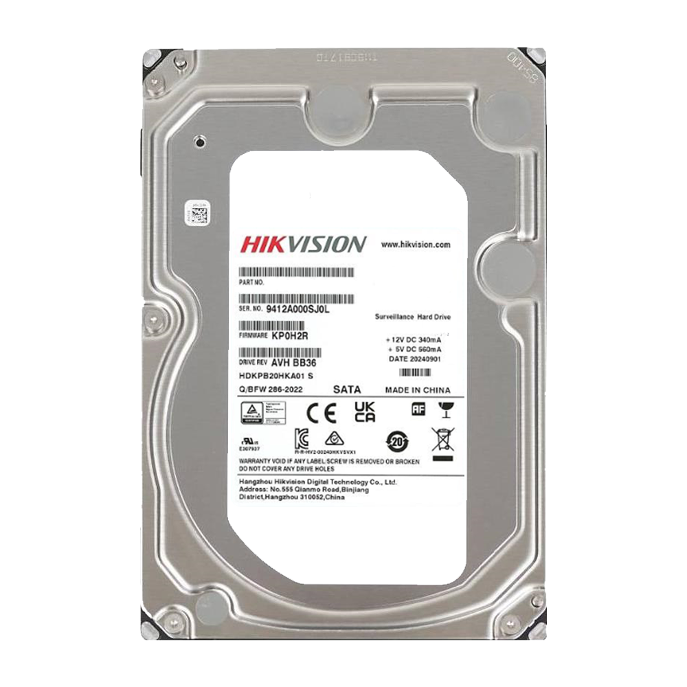 მყარი დისკი - 6TB, SATA HDD Hikvision
