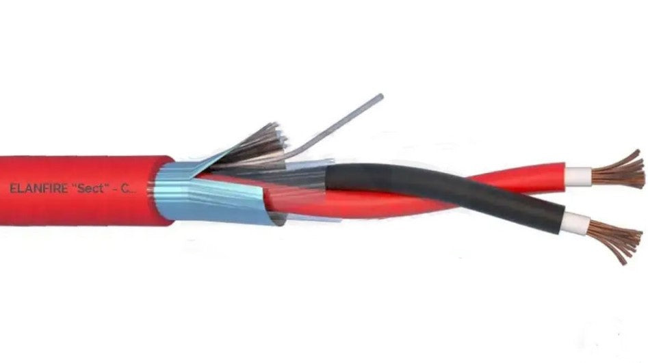სახანძრო კაბელი ELANFIRE (2X1,00 TW )+SH 282101R (100მ)