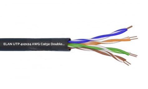 ქსელის კაბელი Elan UTP CAT5e Jelly outdoor 4x2x24AWG_099243 (305მ)