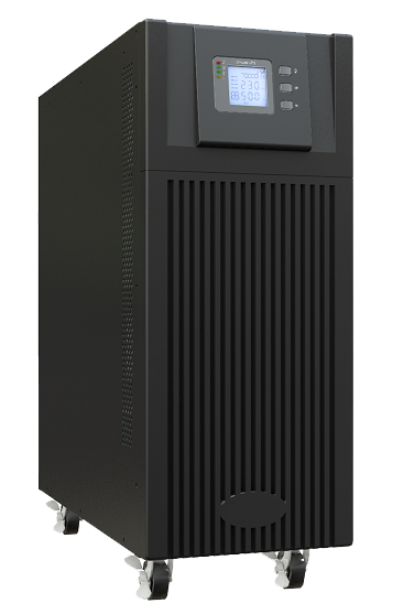 უწყვეტი კვების წყარო (UPS) - 20KVA/18KW UPS 3:3 საჭიროებს 16,18,20 გარე მიერთების აკუმულატორს