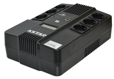 უწყვეტი კვების წყარო (UPS) - 600VA/360W, ეკრანით, KSTAR