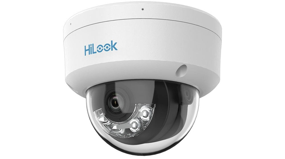 IP კამერა - 4მპ, 2.8მმ, Dome, ColoVu, IK08, Smart Hybrid Light, MD2.0, Hilook