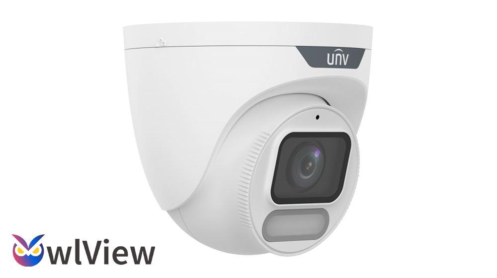 IP კამერა - 4მპ, 2.8მმ, Turret, UMD, Mic, SD,  ColorHunter, Wise-ISP, Uniview