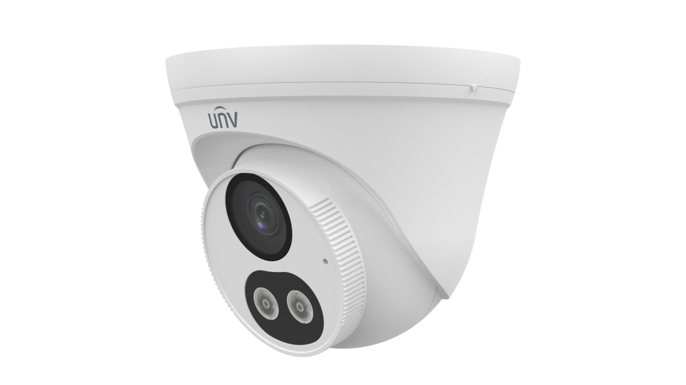 IP კამერა - 8მპ, 2.8მმ, Turret, UMD, Mic, SD, ANR, ColorHunter, Uniview