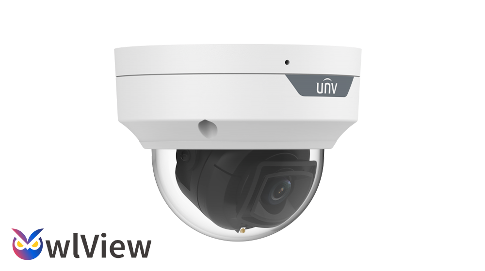 IP კამერა - 8მპ, 2.8მმ, Dome, UMD, Mic, SD, ColorHunter, Wise-ISP, Uniview