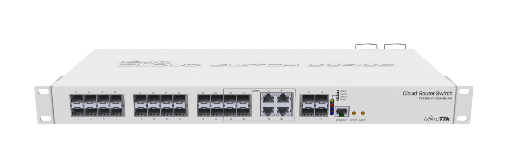 მართვადი სვიჩი - CRS328, L3, 4C, 20S, 4S+, MikroTik
