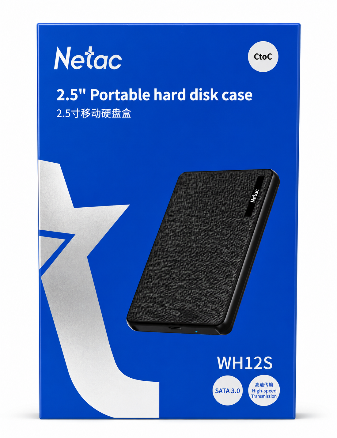 WH12S, NT07WH12S-30CC, 2.5" hard disk case.