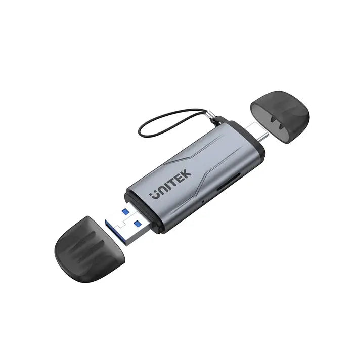 R1010A, UNITEK, Card Reader, USB A/C to Micro SD/SD Card Reader.