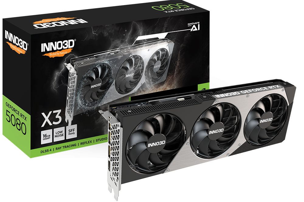 INNO3D GeForce RTX™ 5080 16GB X3 GDDR7
