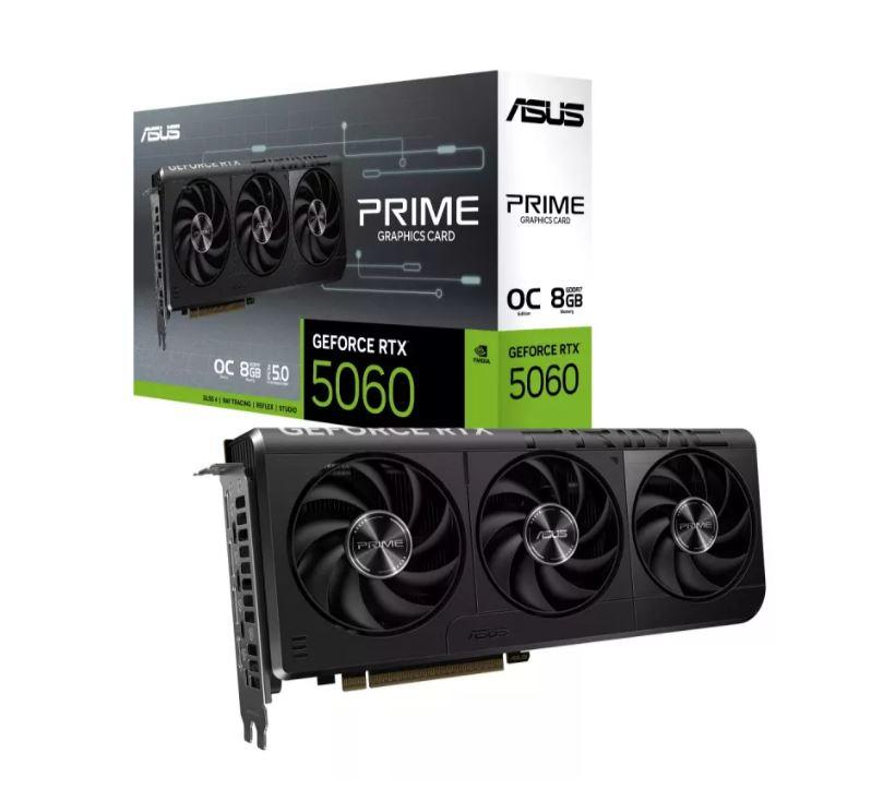 ASUS PRIME GeForce RTX™ 5060 8GB GDDR7 OC Edition