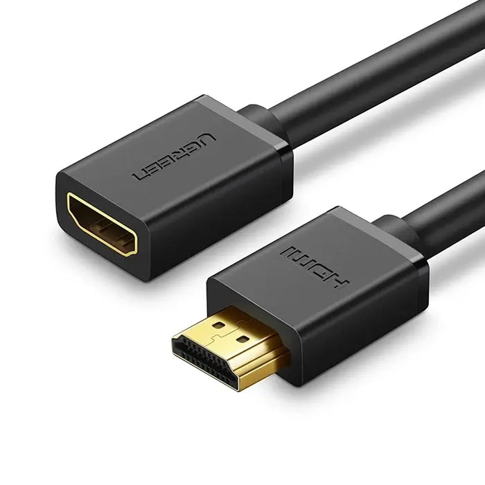 HD107, UGREEN, Cable, HDMI Male to Female Cable, 3m, Black.