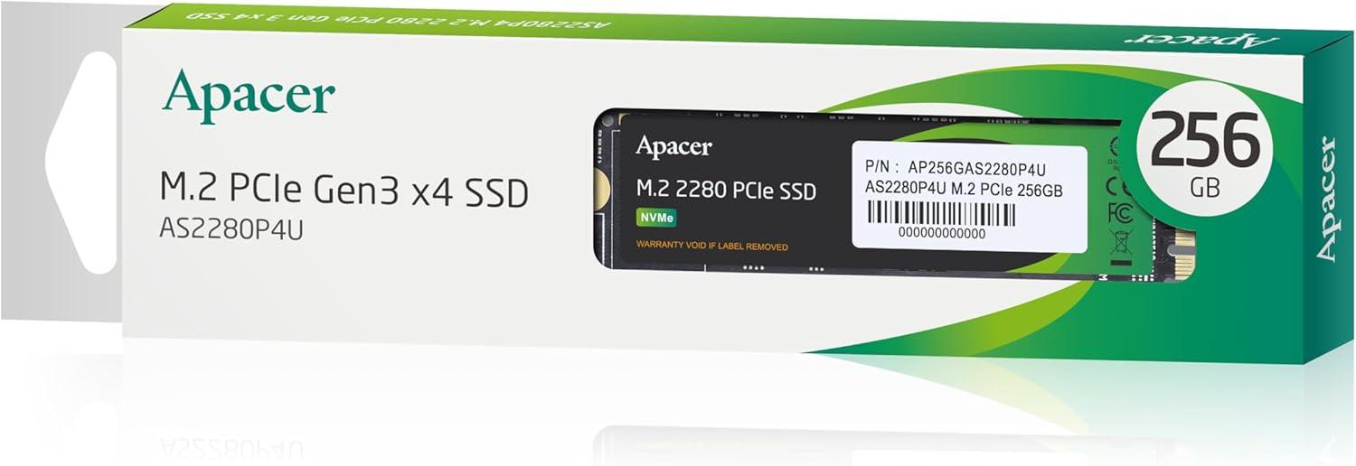 Apacer , M2 SSD, AS2280P4U M.2 PCIe 512GB , Standard(Single).