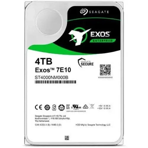 Seagate, Exos 7E10 ST4000NM000B 4TB, HDD