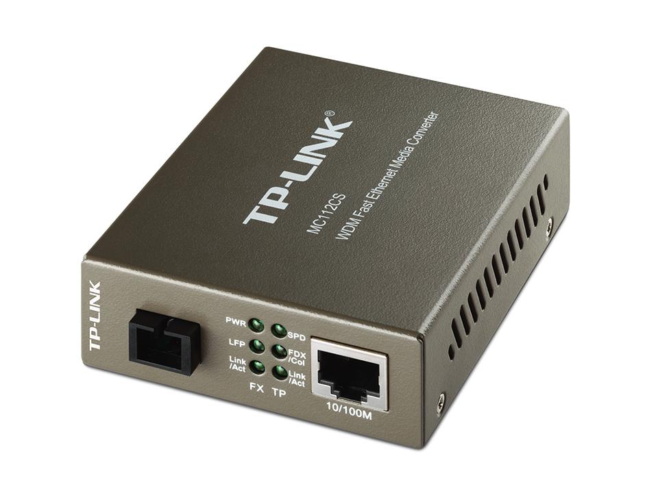 TP-Link, MC112CS, 10/100Mbps WDM Media Converter