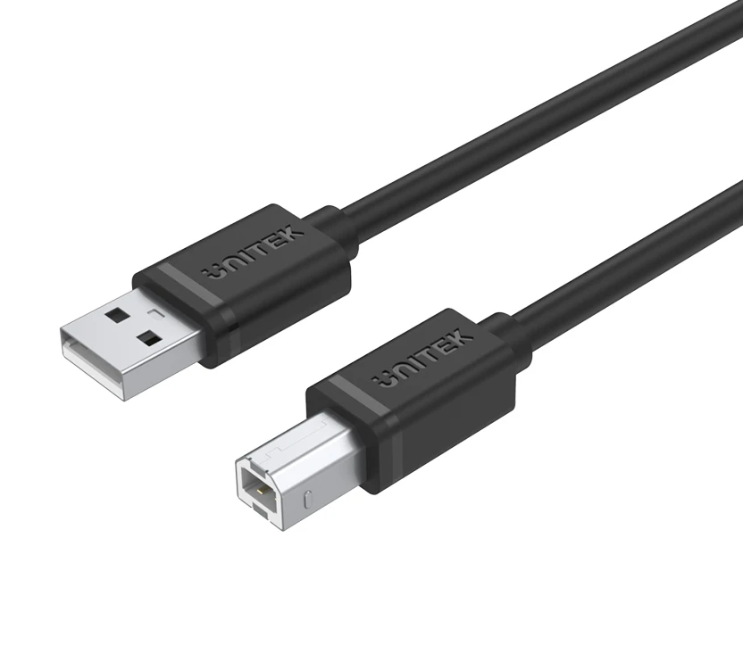 Y-C420GBK, UNITEK, 3M USB 2.0 USB-A (M) to USB-B (M) Cable
