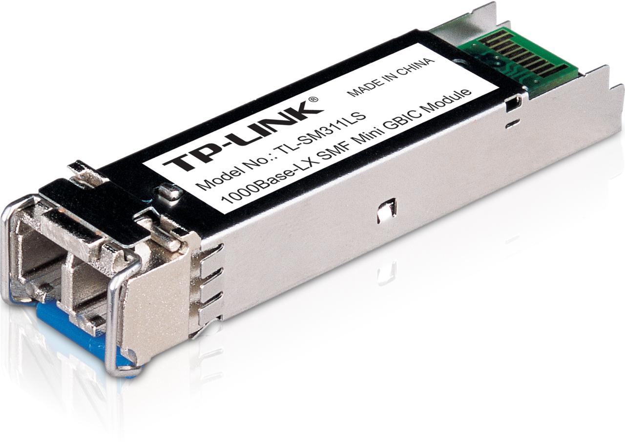 TP-Link, TL-SM311LS, Gigabit SFP module, Single-mode, MiniGBIC, LC interface, Up to 10km distance
