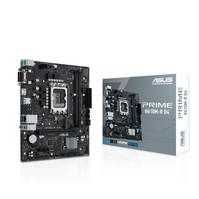 ASUS, PRIME H610M-R D4-SI