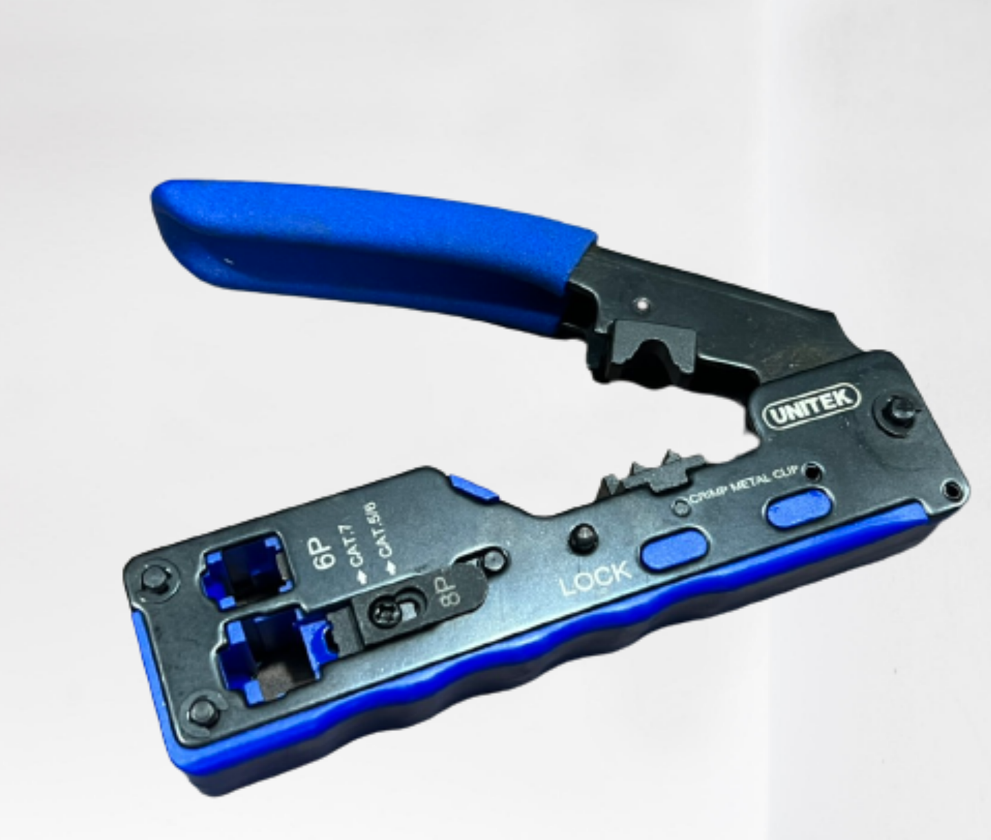 OT39BL, UNITEK, Network Crimping Tool for 8P RJ45 Connectors and 6P RJ11 Connector