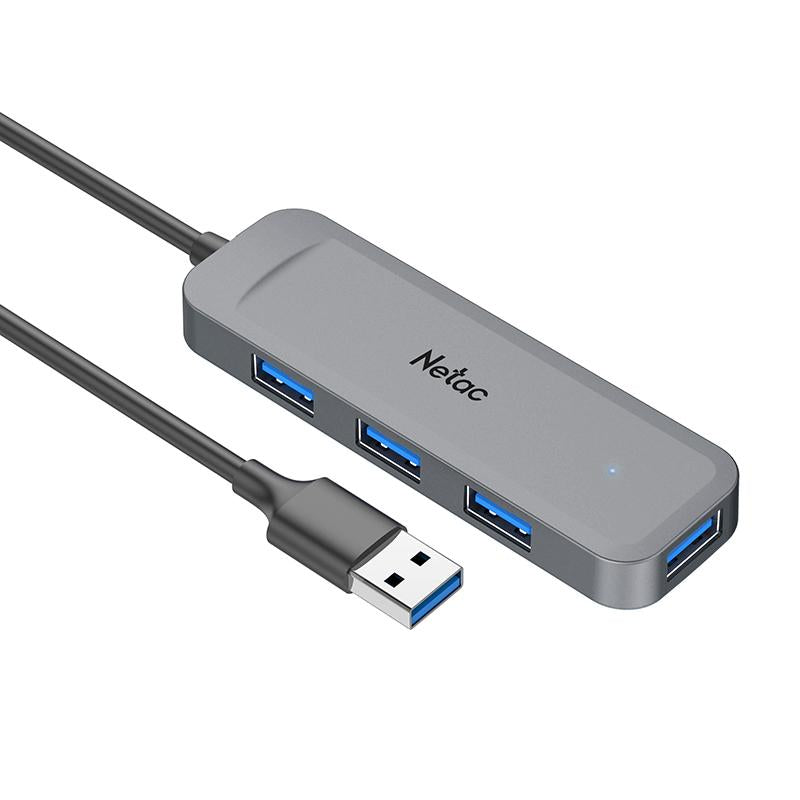 NT08WF11-30GR,Netac USB Hub WF11, USB-A to USB3.0*4