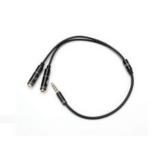 KD-3.5STEREOM2RCAF, Kingda audio cable - one 3.5 pin  2 fimale 3.5audio plug for mic and stereo sound separately