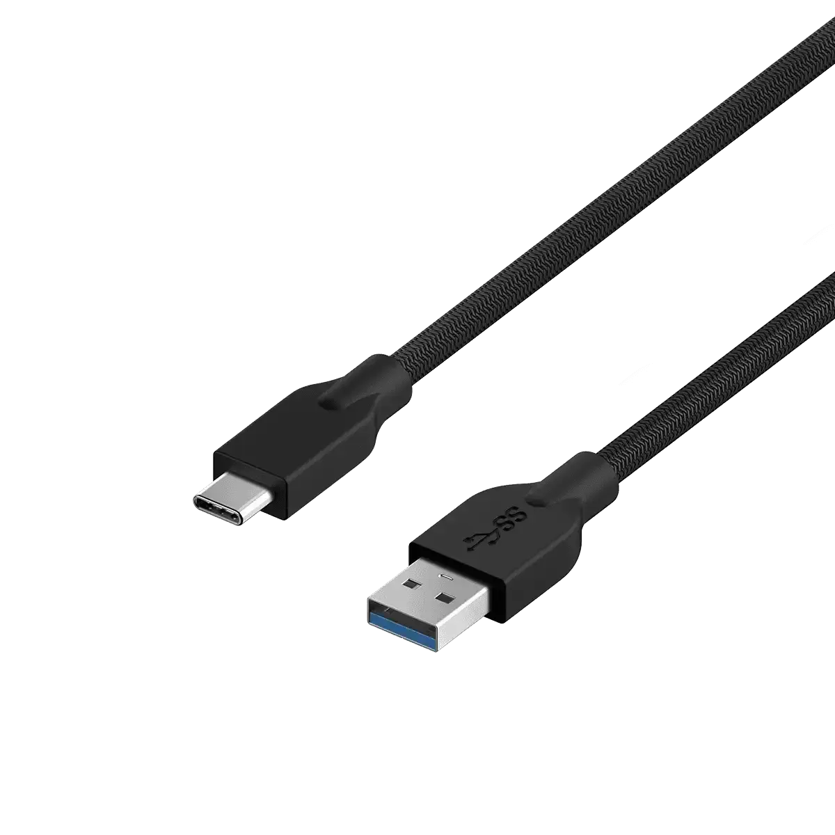 ACC-A2CC-3A, GENIUS Fast charging USB 3.0  1.5m, and sync a USB-C device from any USB-A charger, Black