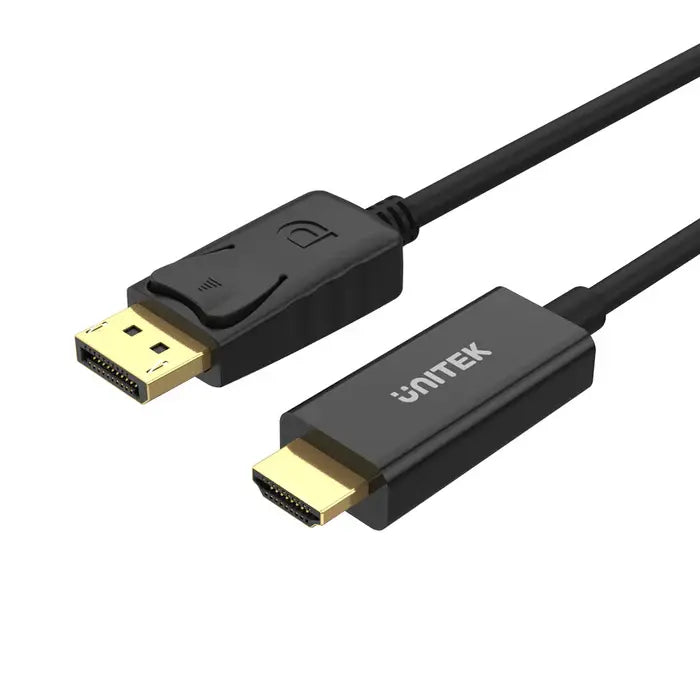 Y-5118CA, UNITEK, Cable, 1.8M DisplayPort to HDMI 1080P Full HD Cable.