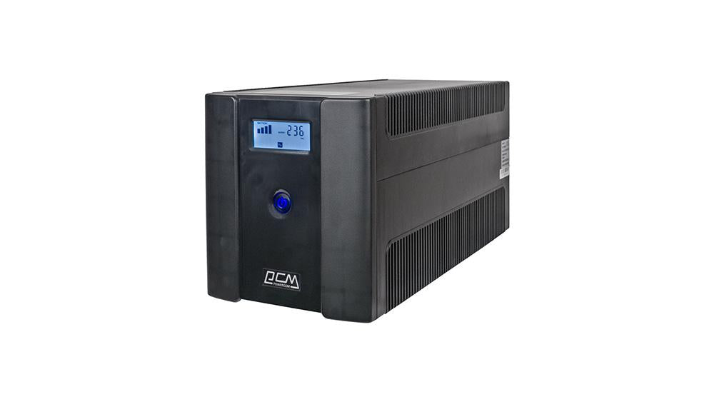 POWERCOM, RPT-1500AP LCD, 1500VA/900W, Black.
