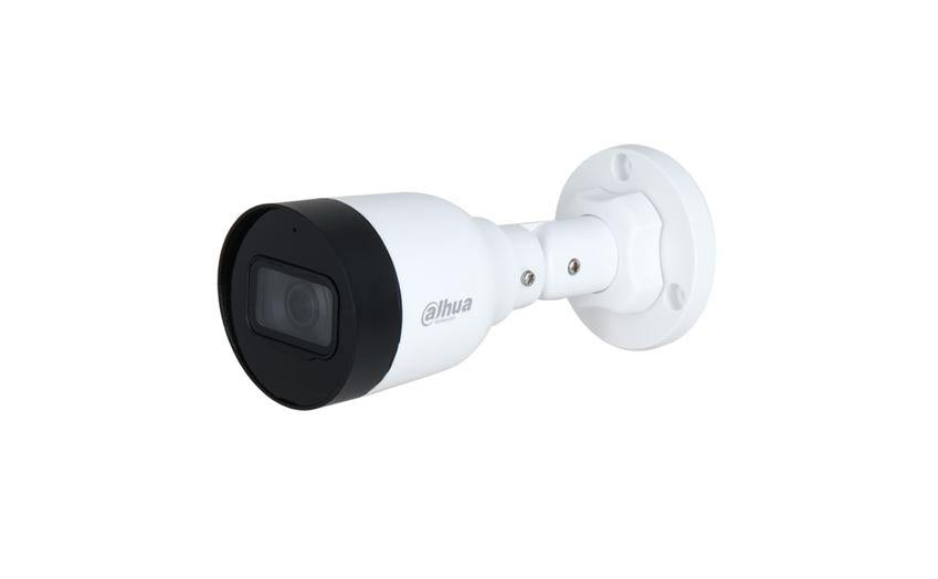Dahua DH-IPC-HFW1431S1-A-S4 2.8mm 4მპ გარე Bullet, Mic, IP67, მეტალი/პლასტმასი, IR 30მ