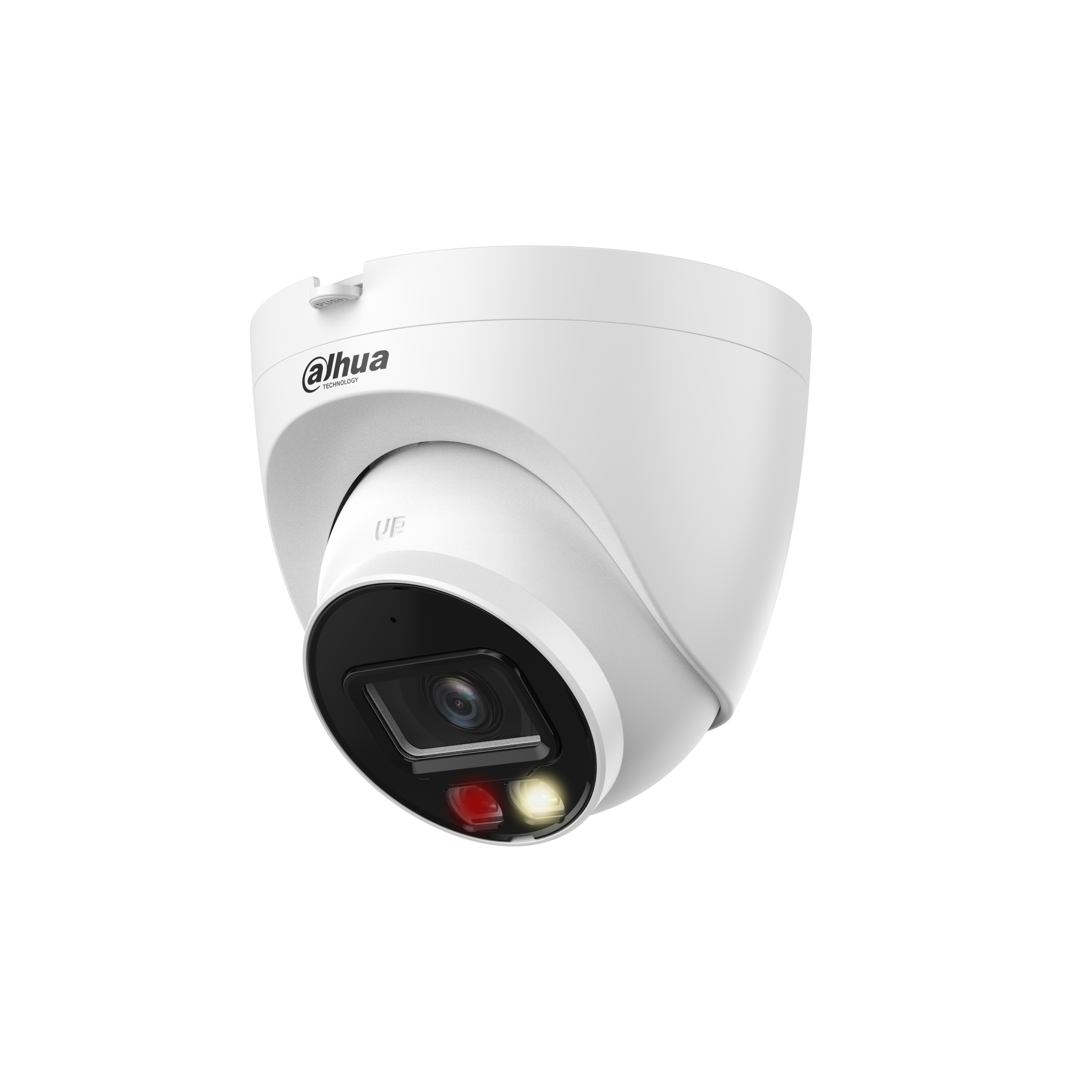 IPC-HDW2449T-S-IL 2.8mm 4მპ Eyeball ქსელური კამერა პლასტ. კორპ. IP67, Mic, IR/Warm light 30მ #581345