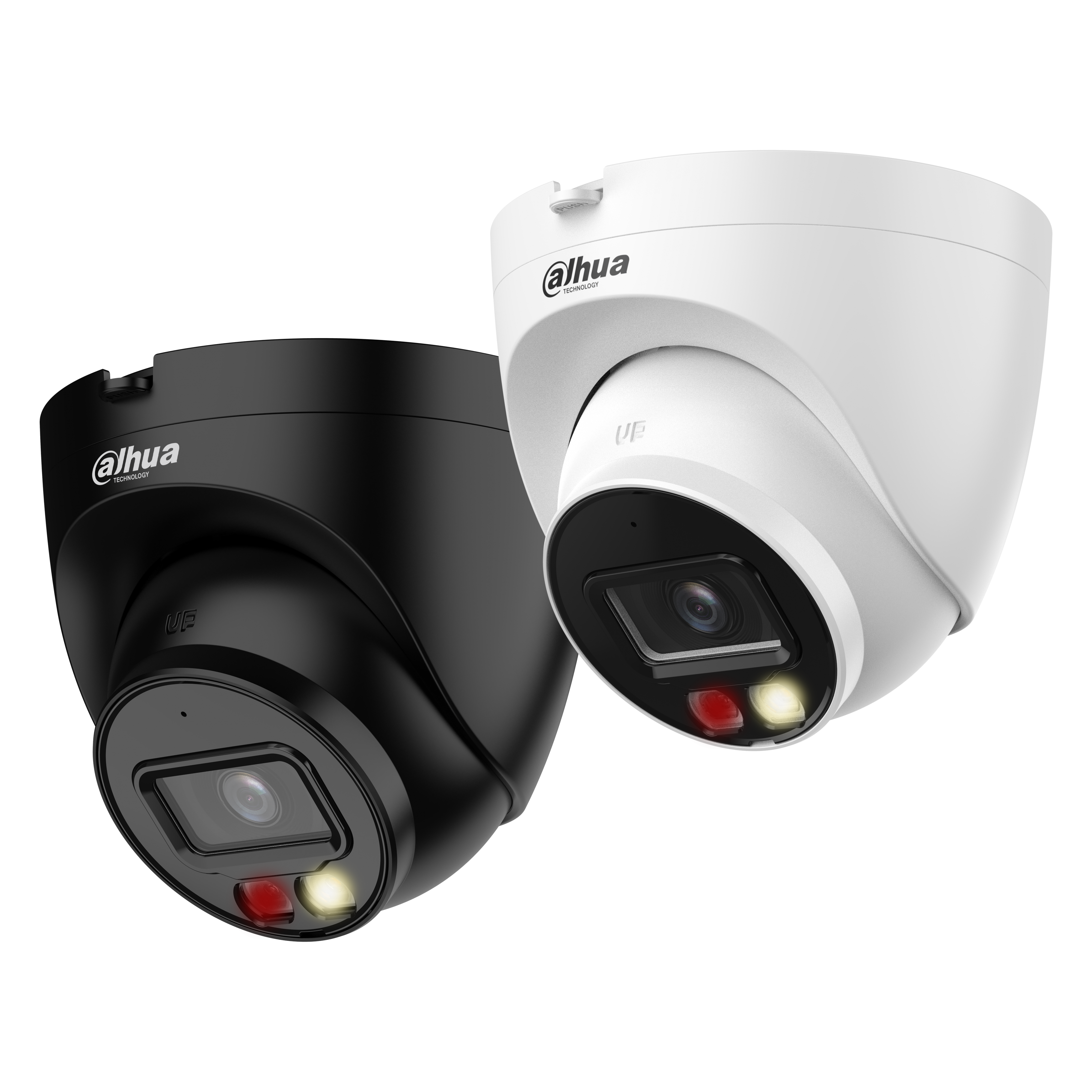IPC-HDW2449T-S-IL 3.6mm 4მპ Eyeball ქსელური კამერა პლასტ. კორპ. IP67, Mic, IR/Warm light 30მ #581457
