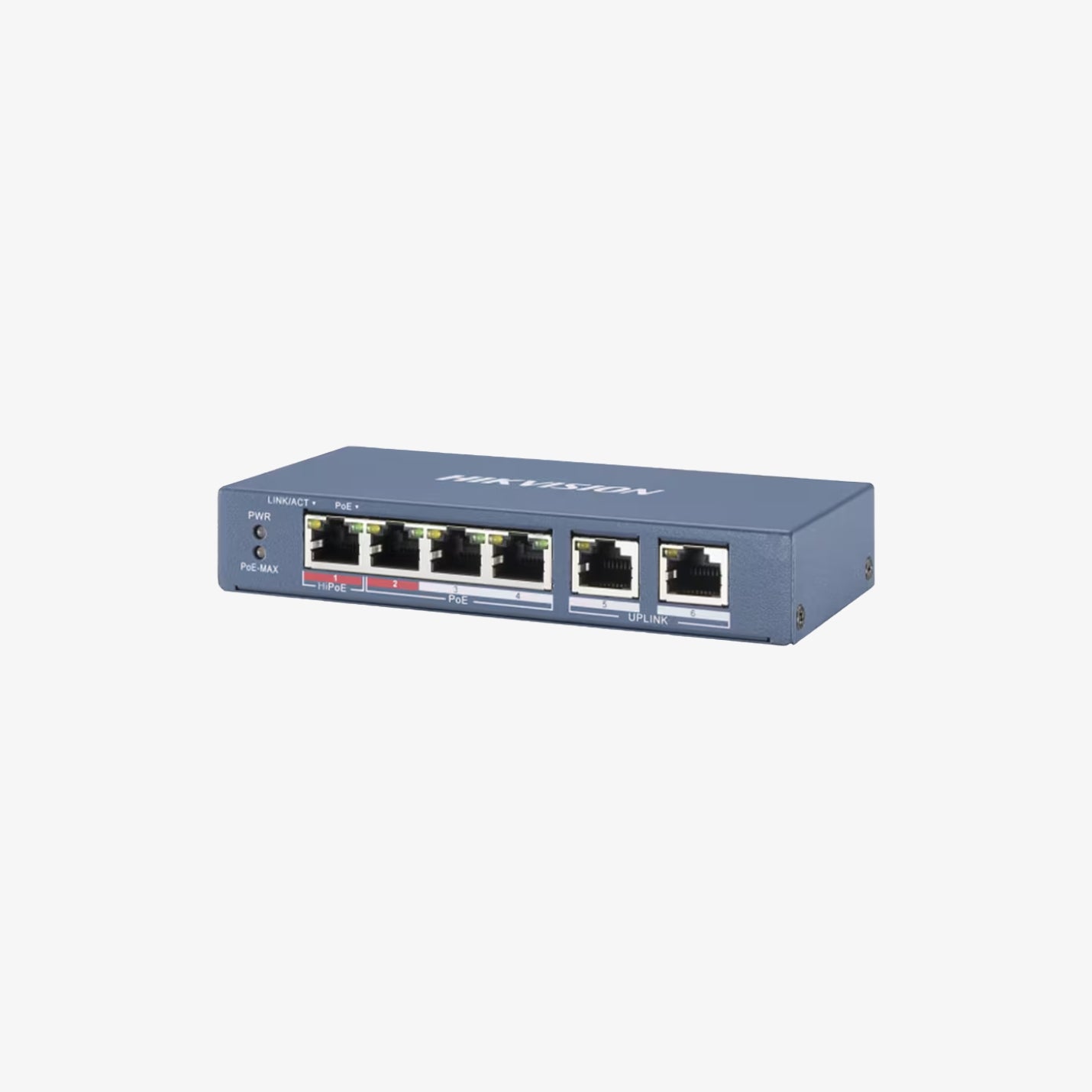 სვიჩი Hikvision POE DS-3E0106HP-E